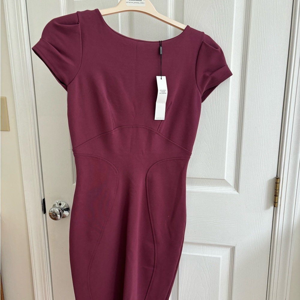 Closet London Purple Dress with Tags